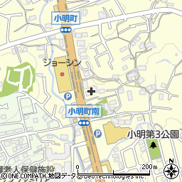 奈良県生駒市小明町802周辺の地図