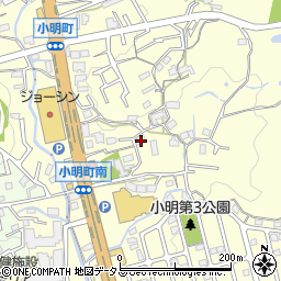 奈良県生駒市小明町813周辺の地図