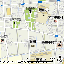 静岡県浜松市中央区飯田町1004周辺の地図