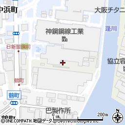 兵庫県尼崎市中浜新田中東ノ切周辺の地図