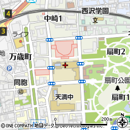 大阪市立扇町小学校周辺の地図