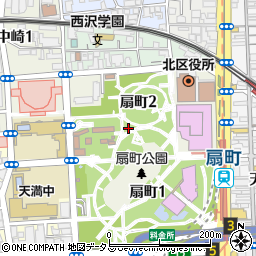 扇町公園トイレ（大阪市/公衆トイレ）の住所・地図｜マピオン電話帳