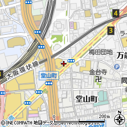 大阪府大阪市北区堂山町18-3周辺の地図