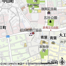 静岡県浜松市中央区栄町8周辺の地図