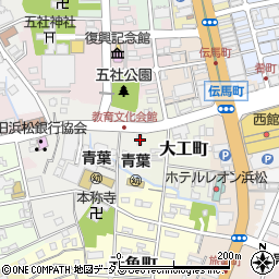 静岡県浜松市中央区栄町83周辺の地図