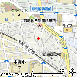 出口マンション周辺の地図