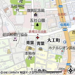 静岡県浜松市中央区栄町61周辺の地図