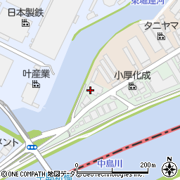寺本運輸倉庫株式会社　本社周辺の地図