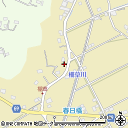 静岡県菊川市棚草594周辺の地図