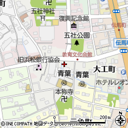 静岡県浜松市中央区栄町38周辺の地図
