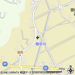 静岡県菊川市棚草586-2周辺の地図