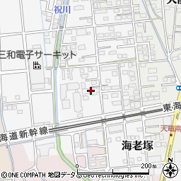 静岡県磐田市海老塚775周辺の地図