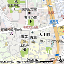 静岡県浜松市中央区栄町68周辺の地図
