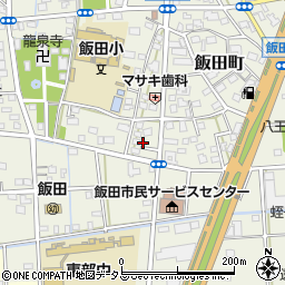 静岡県浜松市中央区飯田町583周辺の地図