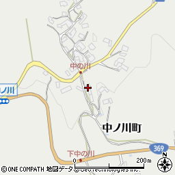 奈良県奈良市中ノ川町166周辺の地図
