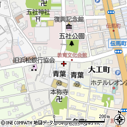 静岡県浜松市中央区栄町40周辺の地図
