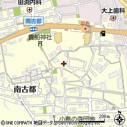 岡山県岡山市東区南古都周辺の地図