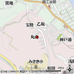 愛知県知多郡南知多町師崎丸山周辺の地図