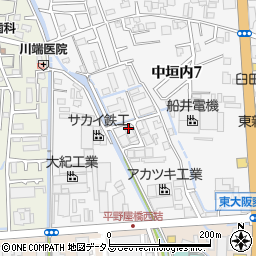 間崎ファスナー株式会社周辺の地図