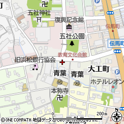 静岡県浜松市中央区栄町37周辺の地図