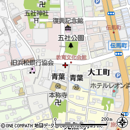 静岡県浜松市中央区栄町60周辺の地図