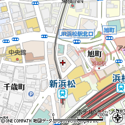 静岡新聞社　浜松総局２１世紀倶楽部周辺の地図