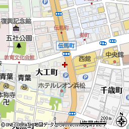 名鉄協商浜松伝馬町駐車場周辺の地図