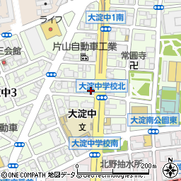 府道大阪伊丹線周辺の地図