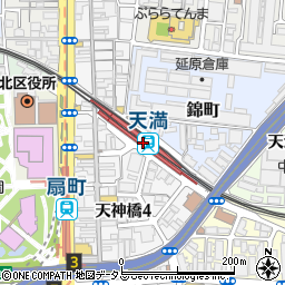 セブンイレブンキヨスクＪＲ天満駅改札口店周辺の地図