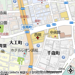 楽園　浜松ザザシティ店周辺の地図