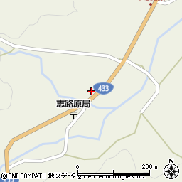 広島県山県郡北広島町志路原1600周辺の地図