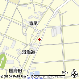 愛知県田原市浦町浜海道102周辺の地図