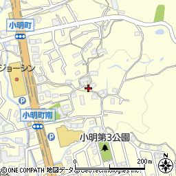 奈良県生駒市小明町826周辺の地図