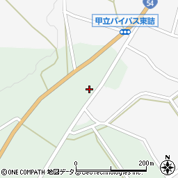 広島県安芸高田市甲田町上甲立1168周辺の地図