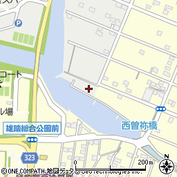 静岡県浜松市中央区雄踏町山崎3871周辺の地図