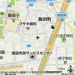 静岡県浜松市中央区飯田町536周辺の地図