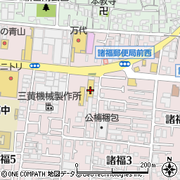 トヨタカローラ大阪大東店周辺の地図