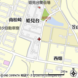 愛知県田原市姫見台115周辺の地図