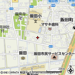 静岡県浜松市中央区飯田町585周辺の地図