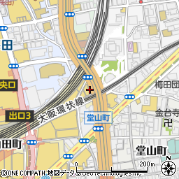 つけ麺専門店 三田製麺所 梅田店周辺の地図
