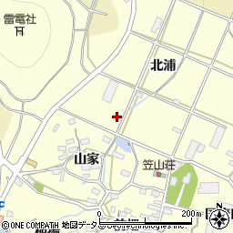 愛知県田原市浦町北浦40周辺の地図