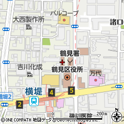 大阪市立　鶴見区老人福祉センター周辺の地図
