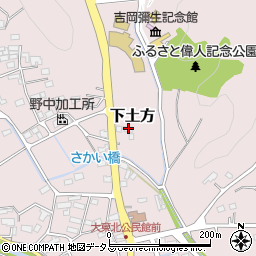 静岡県掛川市下土方413周辺の地図