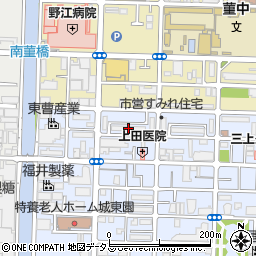 大阪市営すみれ住宅周辺の地図