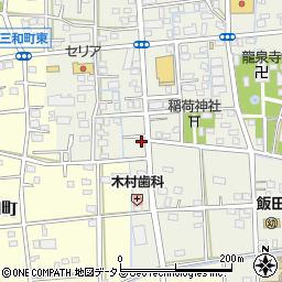 静岡県浜松市中央区飯田町873周辺の地図