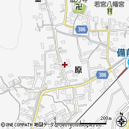 岡山県岡山市北区原1069周辺の地図