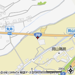 岡山県岡山市東区楢原43-3周辺の地図