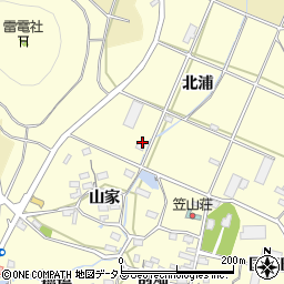 愛知県田原市浦町北浦41周辺の地図