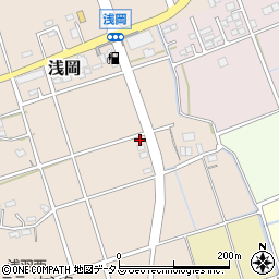 静岡県袋井市浅岡39周辺の地図