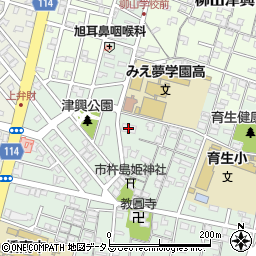 阿漕教会周辺の地図